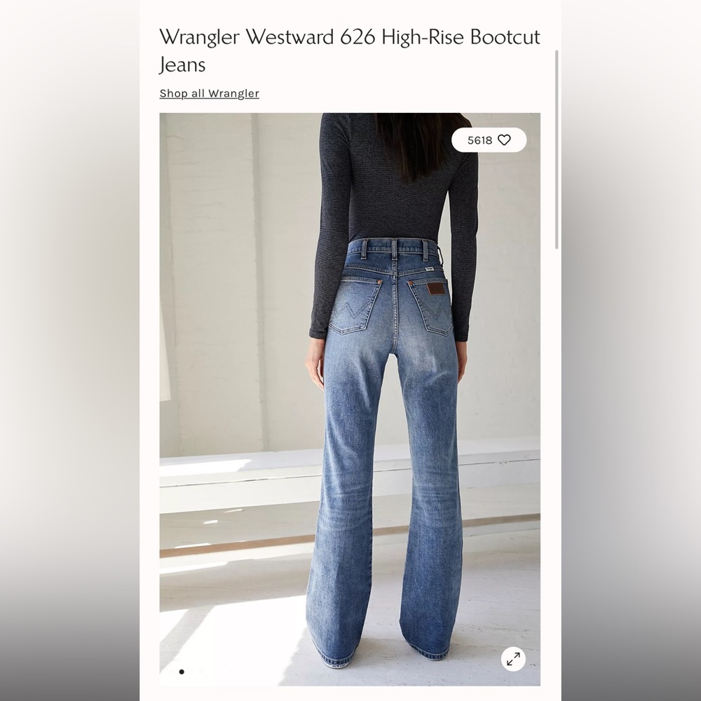 Wrangler Westward 626 High-Rise Bootcut Jeans